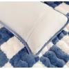 EDVKLNG Milk Velvet Checkered Bedding Mattress Cover,Luxury Fuzzy Flannel Fluffy Mattress Twin Bed Non-Slip Protector,Milk Velvet Mattress Covers Fitted Velvet Plush Sheet (Grey,Pillow case*2) view 4