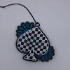 Checkard Spade Long-lasting Car Freshener With Adjustabe Elastic Hanger (Malibu Doll) view 2