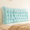 SUZEPER Headboard Pillow Upholstered Wall Mounted Headboard Dorm Bed Large Bolster Headboard Positioning Support Reading Pillow Cushion(Twin/80 * 50cm, Green) view 1