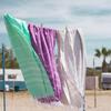 BAY LAUREL Turkish Beach Towel with Travel Bag 39 x 71 Quick Dry Sand Free Lightweight Large Oversized Towels Light view 4