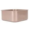 Baking Pans Set Nonstick Deep Oven Tray Rectangle Cake Sheet Bakeware Bread Carbon Steel Bake Roasting Pan Square Stick Proof Stackable for Barbecue Gold (S (30-59cm / 11.81-23.23in)) view 3