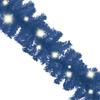 ANYCHOLE Christmas Garland with LED Lights 66 ft Blue,RGB Christmas Garland with 300 LED Lights for Indoor and Outdoor Holiday Decoration Seasonal Decor view 3