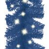 ANYCHOLE Christmas Garland with LED Lights 66 ft Blue,RGB Christmas Garland with 300 LED Lights for Indoor and Outdoor Holiday Decoration Seasonal Decor view 4