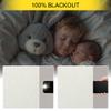 108 Inch Curtains 2 Panel Set Burg Modern Dark Out Curtains for Bedroom Insulating Noise Reducing Soundproof Extra Long Wide Drapes Floor Length to Ceiling Curtain for Living Room Window 9ft Cream view 4