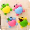 hokojix Cartoon for Turtle Toothbrush Holder Suction Cup Wall Mount Toothpaste view 2