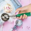 Practical Stainless Steel Fruit Ice Cream Scoop Spoon With Plastic Handle Kitchen Tool Hot Stainless Steel Scoop(Black) view 3