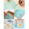 hokojix 4pcs Refrigerator Liners Mats Washable Waterproof Fridge Shelves Liners for Freezer Shelf Cabinet Drawer view 3
