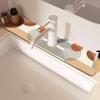 Abstract Minimalistic Geometric Sink Faucet Absorbing Mat Sink Splash Guard Faucet Mat Draining Mat Fast Drying Sink Protectors for Kitchen and Bathroom 5.5"24" view 2