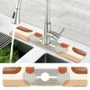 Abstract Minimalistic Geometric Sink Faucet Absorbing Mat Sink Splash Guard Faucet Mat Draining Mat Fast Drying Sink Protectors for Kitchen and Bathroom 5.5"24" view 4
