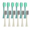 XvuaTeIw 12PCS Vacuum Sealed Packed Replacement Brush Heads Compatible with Oclean X PRO/ Z1/ F1/ One/Air 2 /SE Soft Deep Cleaning Nozzles(6Green6BeigeGray) view 1