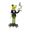 Bothyi Waiter Frog Statue Animal Sculpture Creative Decorative Figurine Tabletop Ornament for Fireplace Entrance Shelf Birthday Gift view 2