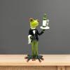 Bothyi Waiter Frog Statue Animal Sculpture Creative Decorative Figurine Tabletop Ornament for Fireplace Entrance Shelf Birthday Gift view 3