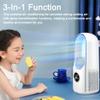 Pssopp Bladeless Tower Fan, Modern Ultra Quiet Standing Portable Fan Cooling Fan Desk Air Conditioning for Bedroom Baby Room Living Room Office (Blue) view 2