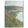 Art Remedy Monet-View Of Vetheuil Classic Monet Art Prints Canvas Wall Art, Gallery Wrapped, 16"x24" view 1