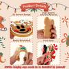 12pcs Christmas Tree Decorations Ornaments, Xmas Mouse Peppermint Candy Silicone Ornaments Hanging Pendant with Ropes for Christmas Tree Winter Holiday Party Crafts Stocking Stuffers Wreath Decor view 4