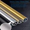 Jievmrs Closet Rod Gold Wardrobe Tubes for Clothing Hanger Storage, Aluminium Closet Storage Pole for Hanging Clothes, Wardrobe Organizer Rod for Cloakroom(90cm/3ft) view 2