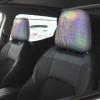 Reflective Square Print Universal Car Headrest Covers,Custom Headrest Covers for Cars, Fit for Front Seats view 2