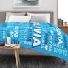 JOYXBUY Personalized Blanket and Throw - Customized Name Blanket for Kids Adult - Custom Blankets for Girls Boys - Monogrammed Blankets Gifts for Women Men view 4