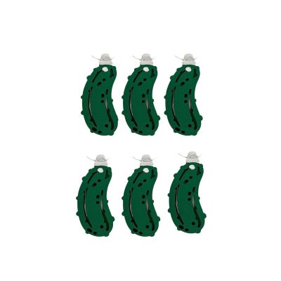ASKJDT Christmas Pickle Money Holder OrnamentChristmas Tree Ornaments2024 New Unique Wooden Christmas Tree Cash Holders with BlessHappy Santa Money Dispenser for Family Friends (6pcs)