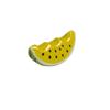 Chopsticks Holder, 4 Pcs Cute Watermelon Shape Chopstick Rests Ceramic Fruit Chopsticks Holder for Spoon Fork Chopsticks Home Dining Table Decor Crafts Ornaments(Yellow) view 2