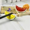 Chopsticks Holder, 4 Pcs Cute Watermelon Shape Chopstick Rests Ceramic Fruit Chopsticks Holder for Spoon Fork Chopsticks Home Dining Table Decor Crafts Ornaments(Yellow) view 3