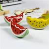 Chopsticks Holder, 4 Pcs Cute Watermelon Shape Chopstick Rests Ceramic Fruit Chopsticks Holder for Spoon Fork Chopsticks Home Dining Table Decor Crafts Ornaments(Yellow) view 4