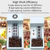 WZUOPG Peanut Machine and Chestnut Opener Automatic Machine for Cutting Chestnuts High Efficiency and Easy to Use Suitable for Many Chestnut Sizes, Singlechainplate view 2