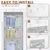Weekly Kids Clothes Organizer,Day of Week Children Clothes Hanging Bag Over The Door,Monday to Friday School Clothing Organizer,Multipurpose Clothes Hanging Closet Storage Organizer (2 Pcs) view 4