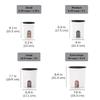 Tupperware One Touch Reminder Canisters 4 Canister Food Storage Set, Dishwasher Safe and BPA Free, (4 Containers, 4 Lids) view 3
