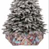 Christmas Tree Collar Christmas Gingerbread House Gingerbread Man Cake Candy Holiday Tree Skirt Decoration Xmas Tree Ring Stand Base Cover 17x10 in 6 PCS view 1