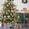 Christmas Tree Collar Christmas Gingerbread House Gingerbread Man Cake Candy Holiday Tree Skirt Decoration Xmas Tree Ring Stand Base Cover 17x10 in 6 PCS view 2