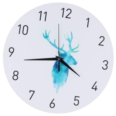 Restokki 29CM Retro European Style Wall Clock Silent Non Ticking Clock for Living Room Bedroom Decor