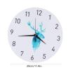 Restokki 29CM Retro European Style Wall Clock Silent Non Ticking Clock for Living Room Bedroom Decor view 2