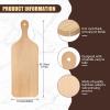 Lounsweer 6 Pcs Thicken Cutting Board Bulk Wood Board for Chopping Serving Charcuterie Material for Laser Engraving Mother' Day Wedding Housewarming Gift view 2