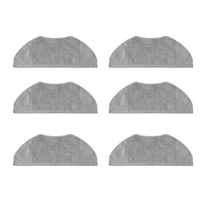 Compatible With Anker Eufy Robovac L70 Robot Vacuum Cleaner Main Brush Side Brush Filter Mopping Cloth Accessories Parts(6pcs Mop cloth)