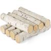 8 Pack Birch Logs (2.3"-3.2" Dia) Birch Wood for Halloween Fireplace Decor Christmas Fireplace Logs Birch Wood Branches for Crafts,Home Dcor view 1