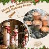 8 Pack Birch Logs (2.3"-3.2" Dia) Birch Wood for Halloween Fireplace Decor Christmas Fireplace Logs Birch Wood Branches for Crafts,Home Dcor view 3