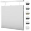 Sulugood No Drill No Tools Blinds, Top Down Bottom Up Blackout Cellular Shades Cordless, Jacquard Fabric Honeycomb Blinds for Indoor Windows,Easy to Install,White,78" W x 48" H view 1