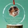 ALEINA ORNAMENT Personalized First Christmas as Married Christmas Ornament, Custom Mr and Mrs Ornament 2025, Christmas Tree Ornaments view 1