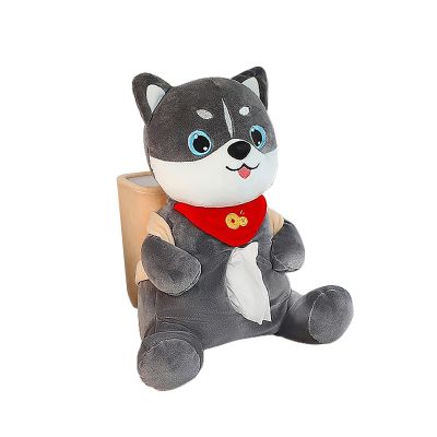 Car Tissue Box Multifunctional Armrest Box Tissue Box 2 in 1 Car Storage Box Creative Cute Tissue Box Cartoon Tissue Box Trash Can Cute Animal Tissue Box for Car (Er Ha)
