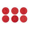 6 Pieces Silicone Cookie Christmas Theme Tree Shape Kitchen Baking Tools Kids Easy To And Store view 1