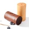 SENBAILU Toothpick Holder Solid Wood Toothpick Box Restaurant Home Black Walnut Round Toothpick Holder Toothpick Holder Dispenser(1) view 4
