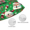 Augenstern Zippered Bed Pillow Protector Christmas-Santa-Claus-Deer Decorative Throw Pillow Cover Pillowcase Encasement 20"X30" view 3