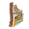 Franklin Tennessee USA 3D Fridge Magnet Wooden City Travel Souvenir Refrigerator Stickers Home Kitchen whiteboard Decor view 3