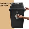 Gainhope Set of 4 Plastic 18 Gallon Heavy Duty Swing Top Trash Can, Tall Commercial Garbage Bin, Large Wastebasket with Lid view 4