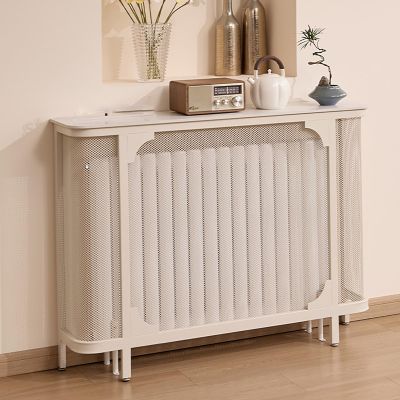 Modern Radiator CoverIron Heating Cover Storage Organizer Cabinet,Heating Cabinet Storage ShelfDelivered in a package, no installation required, strong load-bearing capacity, beautiful and durable(8