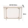 Modern Radiator CoverIron Heating Cover Storage Organizer Cabinet,Heating Cabinet Storage ShelfDelivered in a package, no installation required, strong load-bearing capacity, beautiful and durable(8 view 2