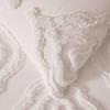 Boho Duvet Cover Full Double Boho Bedding Tufted Full Double Size Duvet Covers for All Season 1 Duvet Cover 2 Pillow Shams Shabby Chic Bedding Home Bedding Duvet Covers (Ivory,Full Double-80x90) view 2