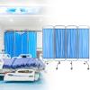 Room Divider Screens - Medical Privacy Screen, Foldable Room Divider Curtains On Wheels, 4 Sizes Stainless Steel Privacy Screen,for Emergency, Wards, Care Rooms, Beauty Salons(200 * 180CM) view 1