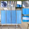 Room Divider Screens - Medical Privacy Screen, Foldable Room Divider Curtains On Wheels, 4 Sizes Stainless Steel Privacy Screen,for Emergency, Wards, Care Rooms, Beauty Salons(200 * 180CM) view 4